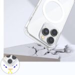 Husa MagSafe pentru Apple iPhone 15 Pro Max, Transparenta - imagine 3