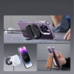 Husa MagSafe pentru Apple iPhone 15 Pro Max, Transparenta - imagine 5