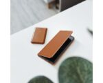 Husa Flip Smart Pro Leather Pentru Iphone 15, Maro - imagine 5