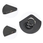 HUSA IPHONE 11 PRO SILICON RING MAGNET NEGRU - imagine 2