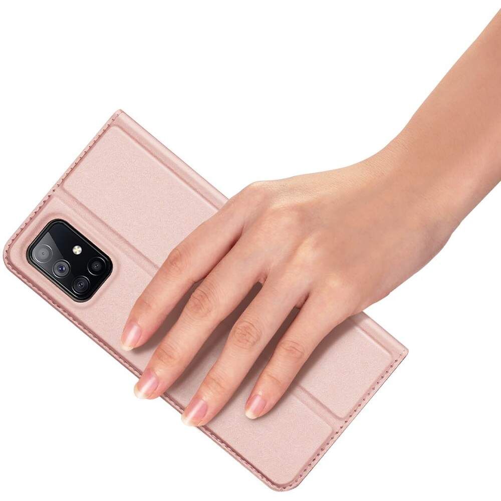 Husa Flip Dux Lux Roz Pentru Samsung Galaxy M51 - imagine 6