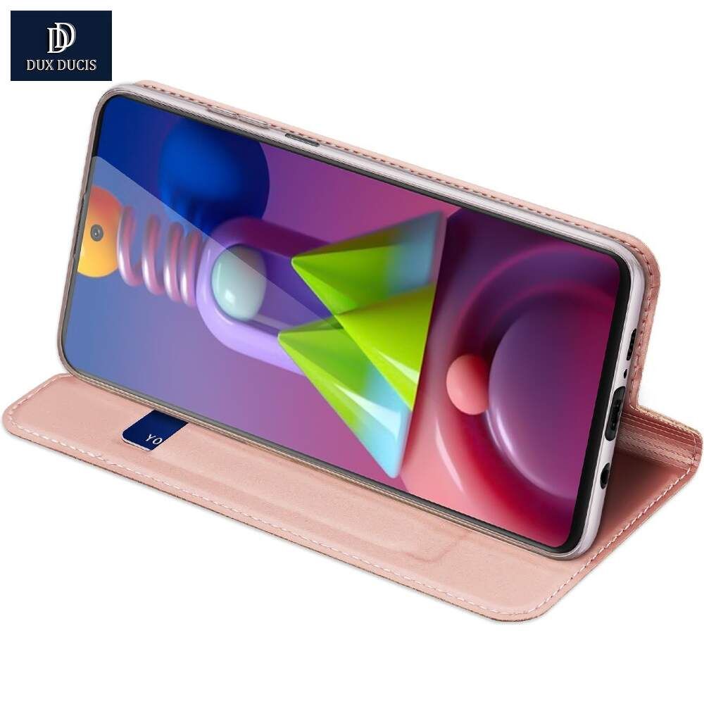 Husa Flip Dux Lux Roz Pentru Samsung Galaxy M51 - imagine 5
