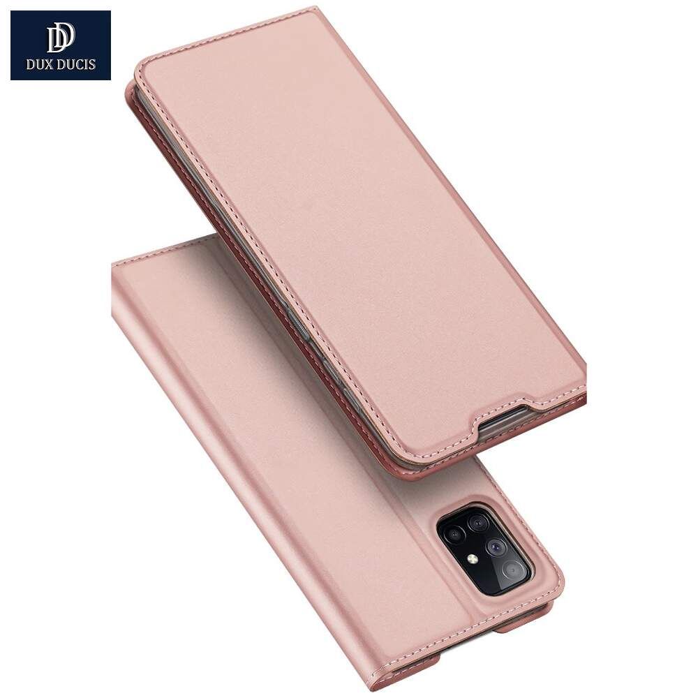 Husa Flip Dux Lux Roz Pentru Samsung Galaxy M51 - imagine 1