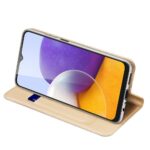 Husa Flip Premium Dux Ducis Skinpro Pentru Samsung Galaxy A22 4g, Gold - imagine 34