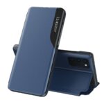 Husa Flip Eco Leathet View Pentru Samsung A02S, Albastra