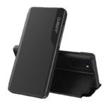 Husa Flip Eco Leathet View Pentru Samsung A02S, Neagra - imagine 2