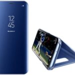 Husa Flip Clear View Albastru Pentru Samsung Galaxy A41