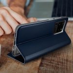 Husa Flip Dux Lux Albastru Pentru Samsung Galaxy S20 Ultra - imagine 18