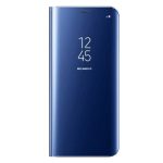 Husa Flip Clear View Albastru Pentru Samsung A72