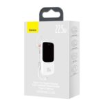 Baterie Externa Baseus 10000mAh Cablu Built-in USB Type-C 22.5W QC, SCP, AFC, FCP, Alba - imagine 7