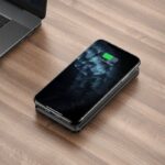 Baterie Externa Powerbank HOCO J50 Surf, 10000 mA, Standard Charge (5V) - Wireless, Neagra - imagine 4