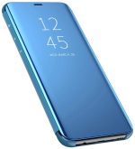 Husa Flip Clear View Albastru Pentru Samsung Galaxy M51 - imagine 4