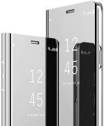Husa Flip Clear View Gri Pentru Samsung Galaxy A70 - imagine 14