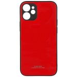 Husa Silicon Glass Rosu Pentru Iphone 12 Mini