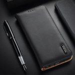 Husa Flip Dux Ducis Hivo Din Piele Pentru Samsung S22 Ultra, Neagra - imagine 2