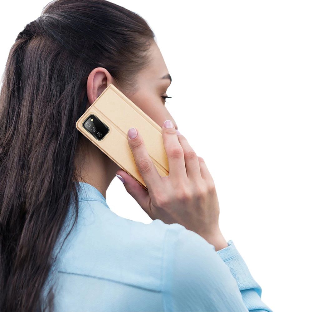 Husa Flip Dux Ducis Skin Pro Pentru Samsung A03S, Gold - imagine 10