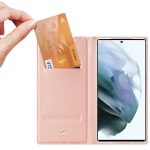 Husa Flip Dux Ducis Skin Pro Pentru Samsung S22 Ultra, Roz - imagine 8