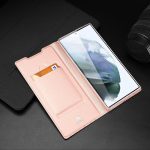 Husa Flip Dux Ducis Skin Pro Pentru Samsung S22 Ultra, Roz - imagine 11