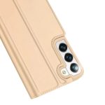 Husa Flip Dux Ducis Skin Pro Pentru Samsung S22, Gold - imagine 2