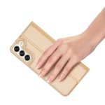 Husa Flip Dux Ducis Skin Pro Pentru Samsung S22, Gold - imagine 3