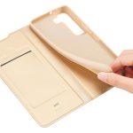 Husa Flip Dux Ducis Skin Pro Pentru Samsung S22, Gold - imagine 7