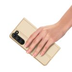Husa Flip Dux Ducis Skin Pro Pentru Samsung S23 Plus Gold - imagine 3
