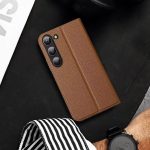 Husa Flip Dux Ducis Skin X2 Pentru Samsung S23 Maro - imagine 6
