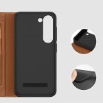 Husa Flip Dux Ducis Skin X2 Pentru Samsung S23 Plus Maro - imagine 4