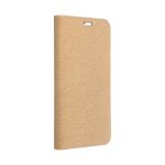 Husa Flip Insertie Aluminiu Gold Pentru Samsung A12