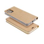 Husa Flip Insertie Aluminiu Gold Pentru Samsung A12 - imagine 6