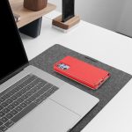 Husa Flip Insertie Aluminiu Rosu Pentru Samsung Galaxy A42 5G - imagine 7