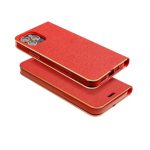 Husa Flip Insertie Aluminiu Rosu Pentru Samsung Galaxy A42 5G - imagine 3