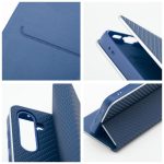 Husa Flip Insertie Carbon Albastru Pentru Samsung Galaxy A41 - imagine 24