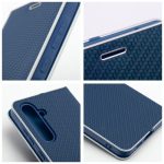Husa Flip Insertie Carbon Albastru Pentru Samsung Galaxy A41 - imagine 23