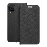 Husa Flip Insertie Carbon Negru Pentru Samsung Galaxy A20s - imagine 2