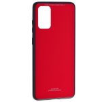 Husa Glass Rosu Pentru Samsung Galaxy S20 Silicon
