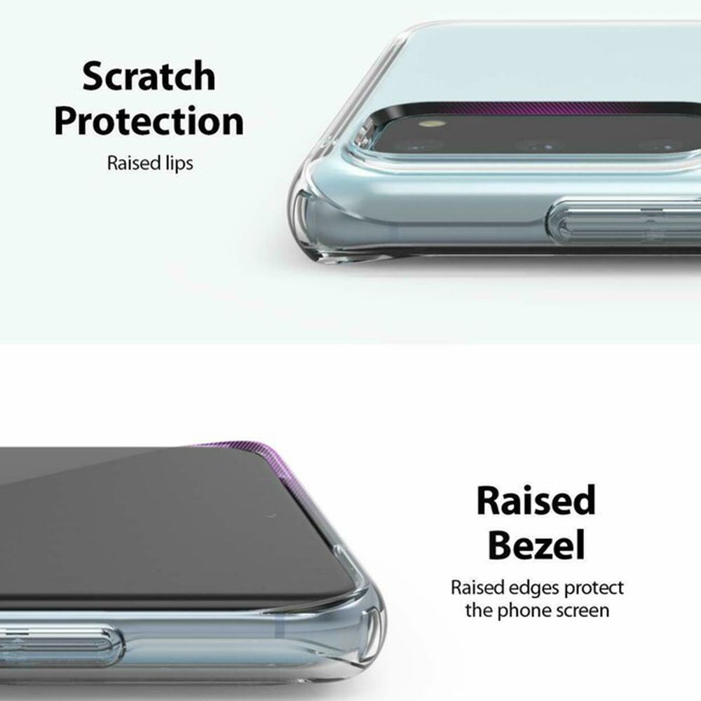 Husa Ringke Transparent Pentru Samsung Galaxy S20 Silicon - imagine 6