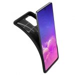 Husa Samsung Galaxy S10 Lite Silicon Spigen Carbon - imagine 4