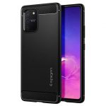 Husa Samsung Galaxy S10 Lite Silicon Spigen Carbon
