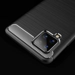 Husa Silicon Carbon Negru Pentru Samsung Galaxy A42 5G - imagine 4