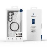 Husa Silicon Dux Ducis Aimo Mag Pentru Samsung S23 Compatibila MagSafe, Negru-Transparent - imagine 15