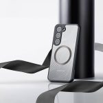 Husa Silicon Dux Ducis Aimo Mag Pentru Samsung S23 Compatibila MagSafe, Negru-Transparent - imagine 3