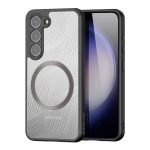 Husa Silicon Dux Ducis Aimo Mag Pentru Samsung S23 Compatibila MagSafe, Negru-Transparent - imagine 7