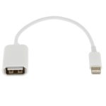 Adaptor OTG USB-A - Lightning OEM, Alb