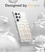 Husa Silicon Ringke Armour Fusion Design Pentru Samsung S22 Ultra, Transparent - imagine 2