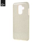 Husa Silicon Sclipici Gold Pentru Samsung Galaxy A6 Plus
