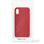 HUSA  IPHONE X/XS SILICON HIGH COPY ORIGINAL ROSU - imagine 3