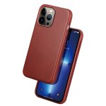 Husa Silicon Dux Ducis Naples Din Piele, MagSafe Pentru Iphone 13 Pro, Rosie - imagine 2