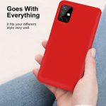 Husa Silicon Soft Rosu Pentru Samsung Galaxy A41 - imagine 4