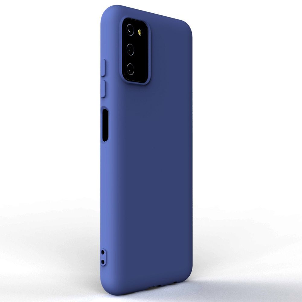 Husa Silicon Soft Touch Blue Pentru Samsung Galaxy A03s - imagine 2